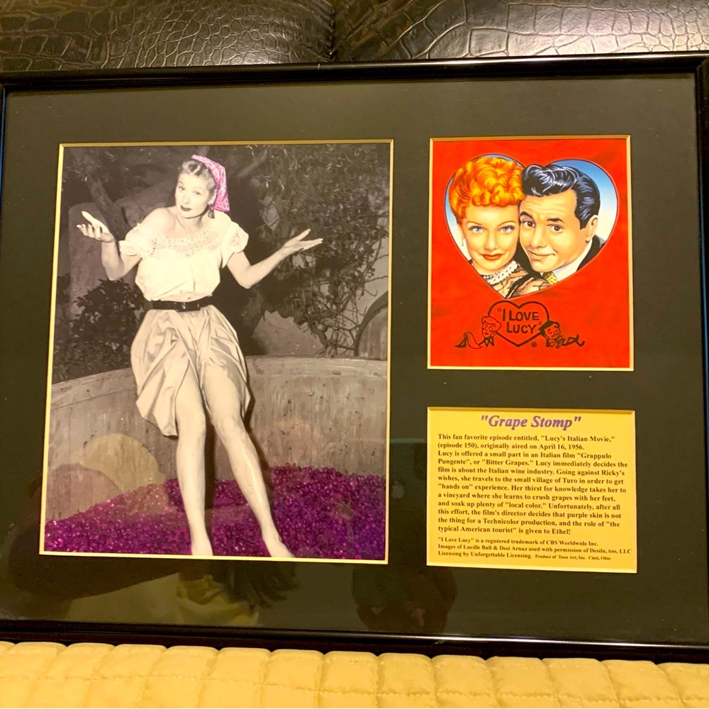 I Love Lucy - matted limited edition lithograph